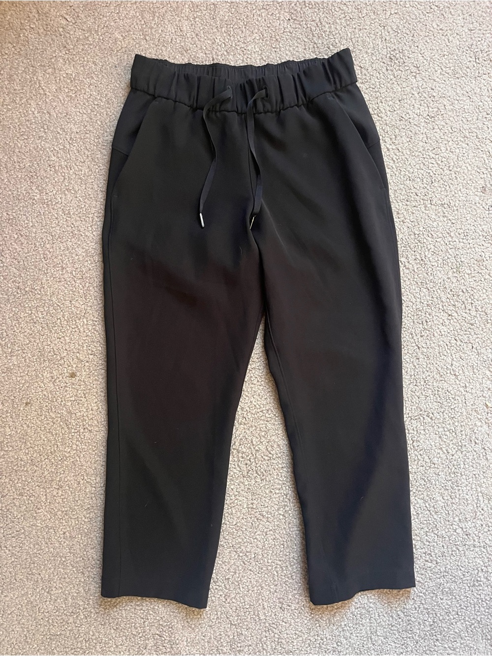lululemon athletica Black Drawstring Jogger Pants